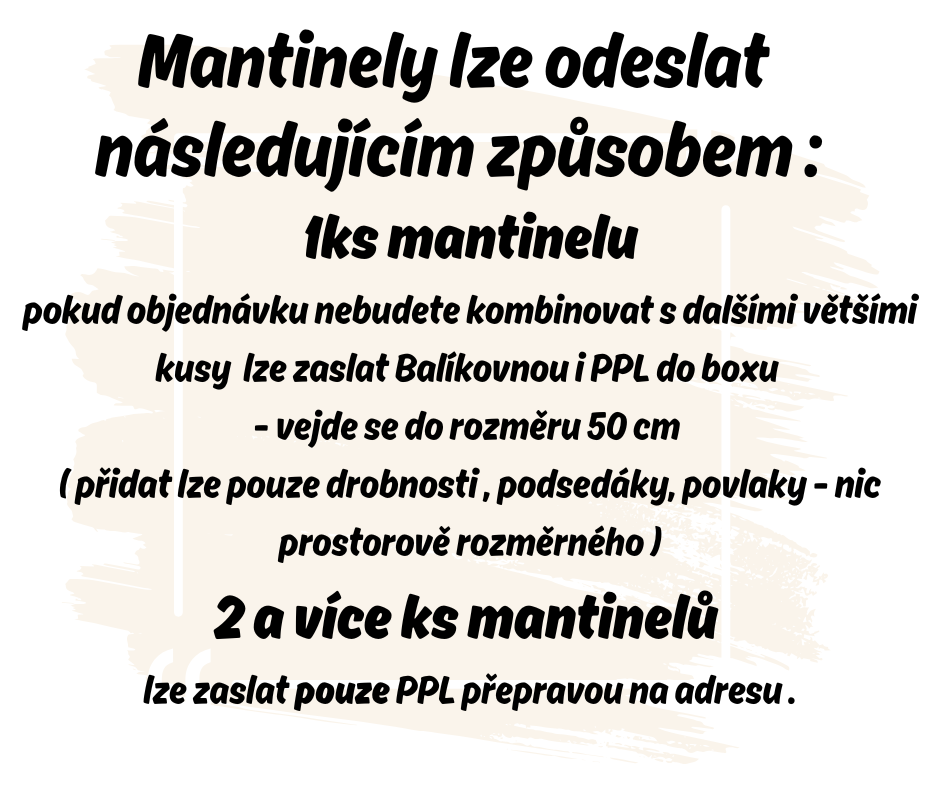 info k přepravě mantinelů